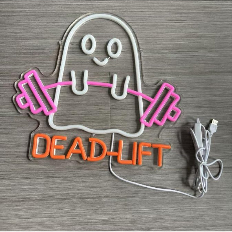 Dead-Lift Ghost LED Neon — Iluminação Night Glow