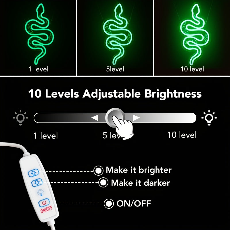 Neon Snake LED — Iluminação Night Glow