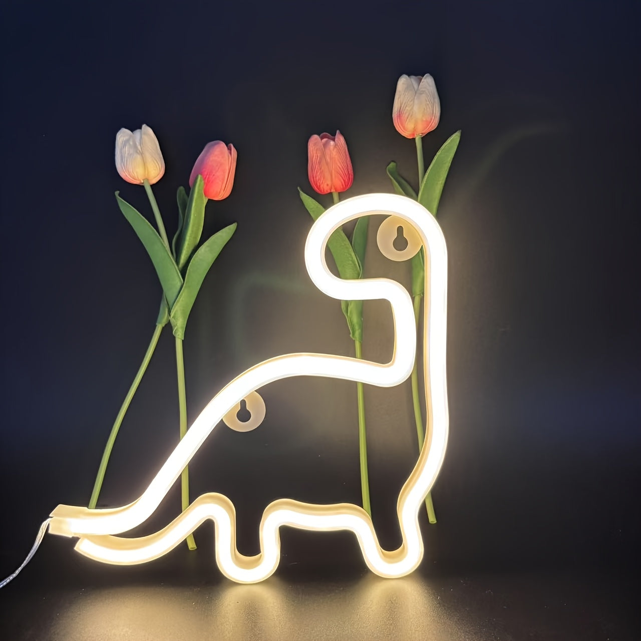 Dino LED Neon — Iluminação Night Glow