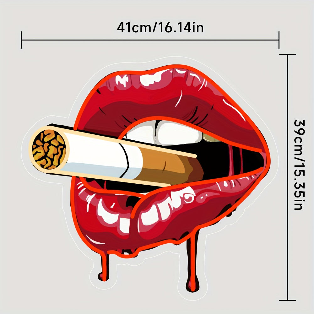 Smoke Lips LED Neon — Iluminação Night Glow