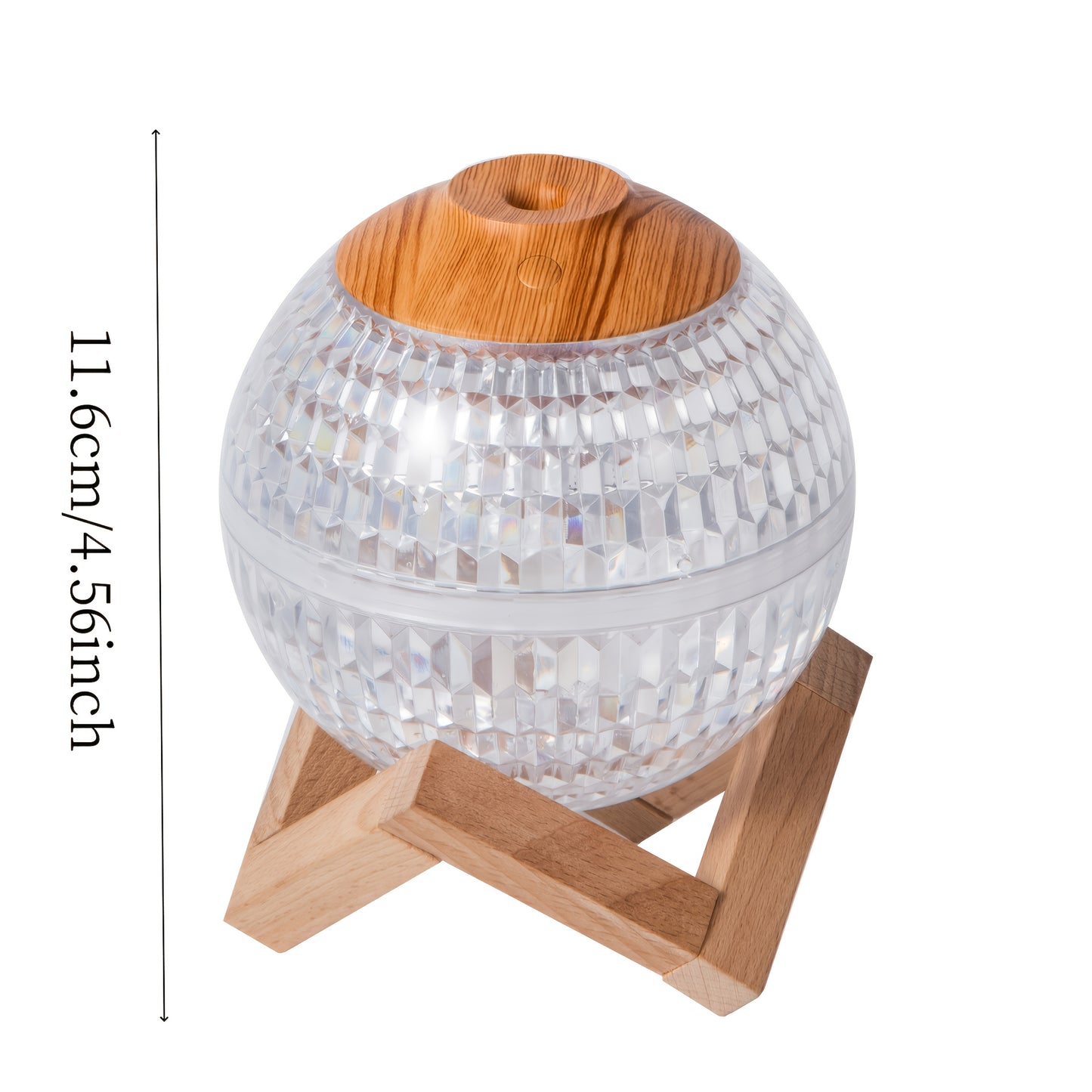 Diffuseur LED Crystal Aura — Éclairage nocturne