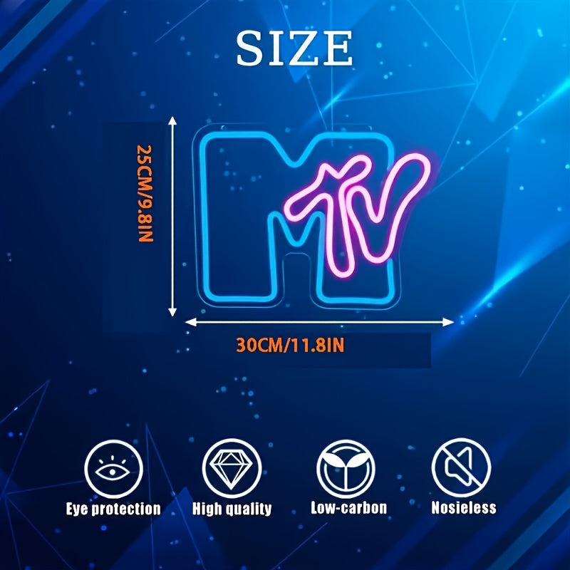 MTV Icon LED Neon — Iluminação Night Glow