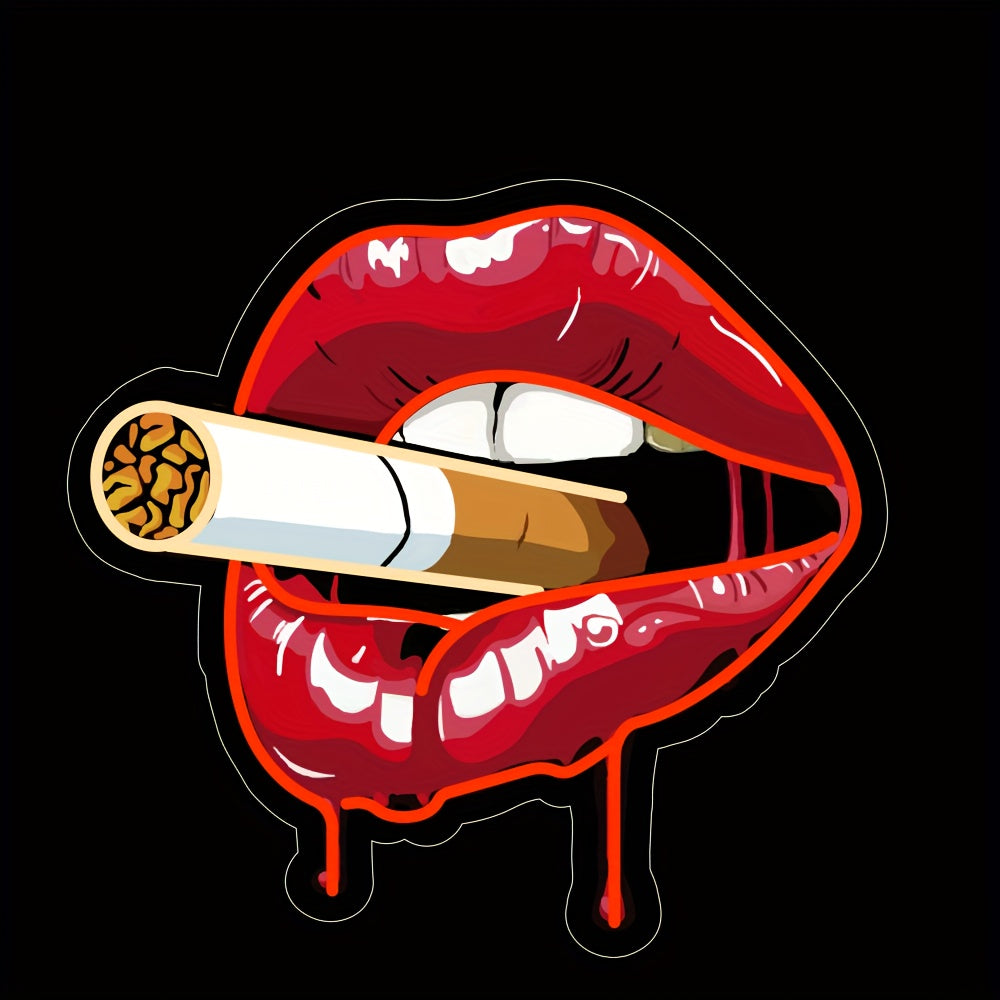 Smoke Lips LED Neon — Iluminação Night Glow