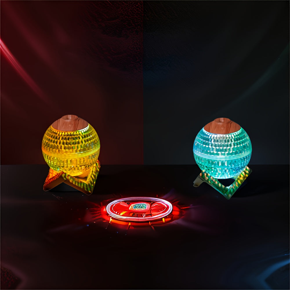 Diffuseur LED Crystal Aura — Éclairage nocturne