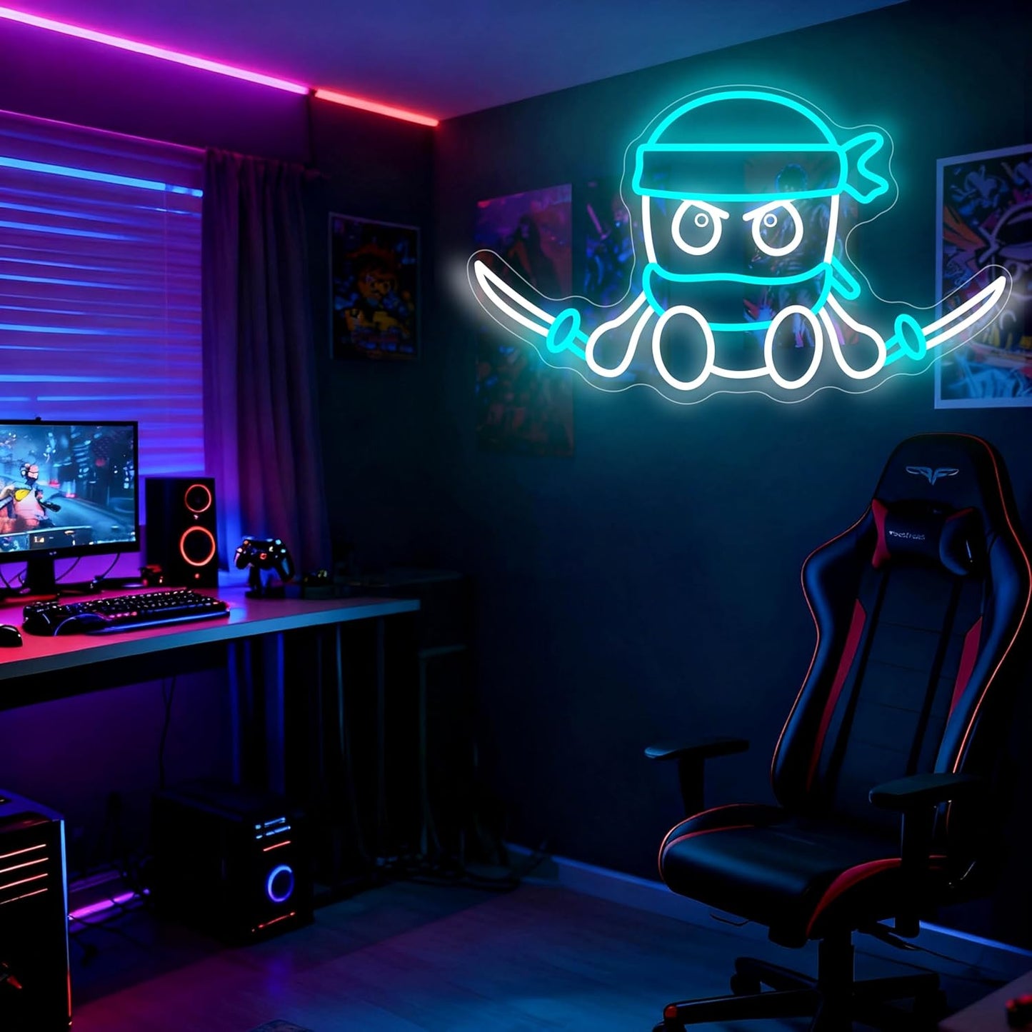 Ninja LED Neon — Iluminação Night Glow
