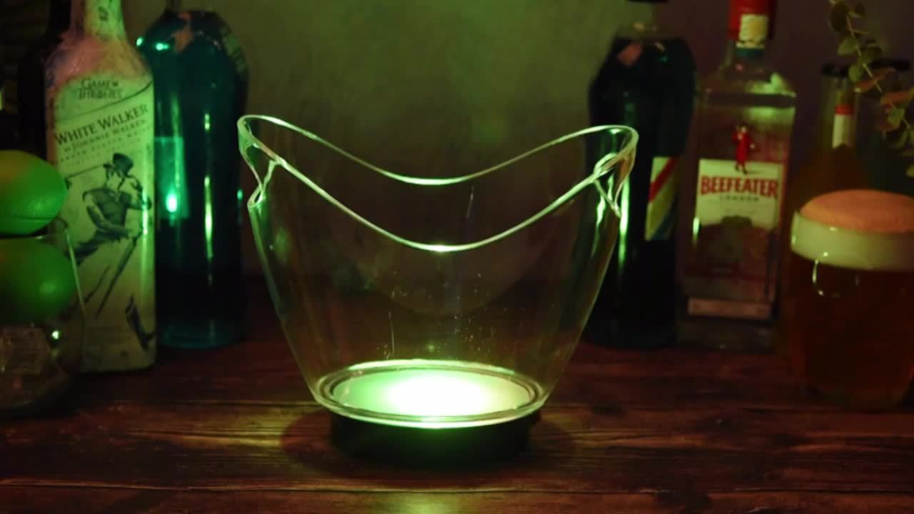 Seau lumineux à glace — Seau lumineux LED nocturne
