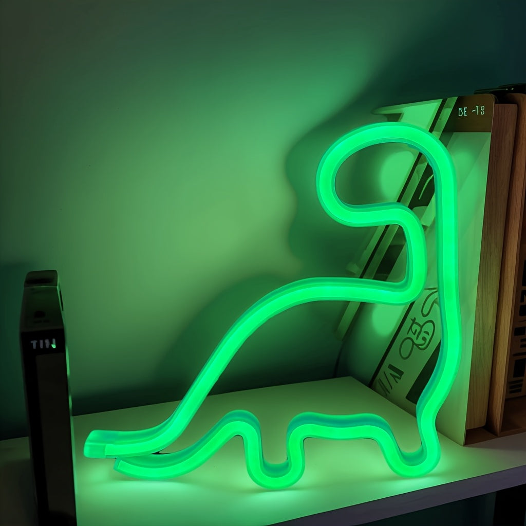 Dino LED Neon — Iluminação Night Glow