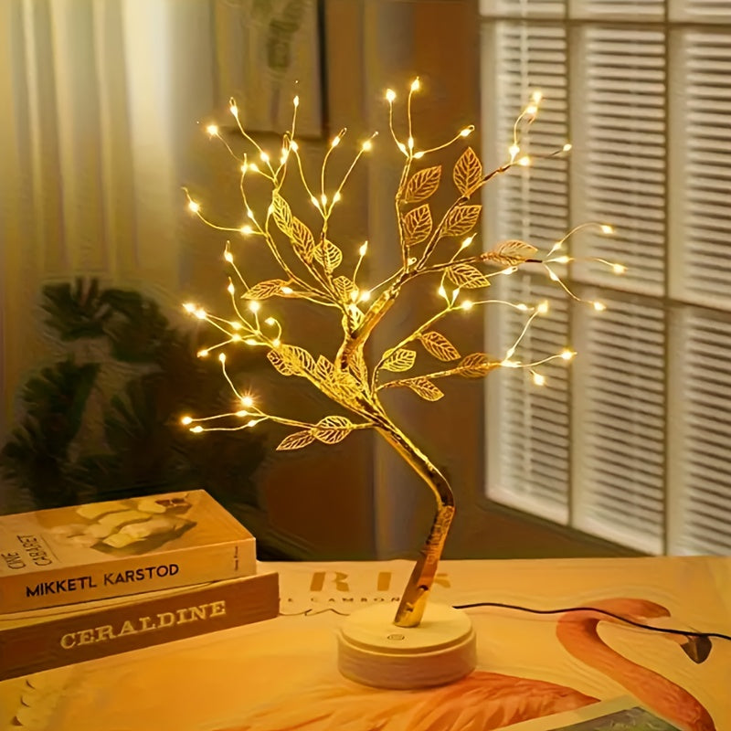 Guirlande lumineuse LED Golden Tree Light — Éclairage nocturne