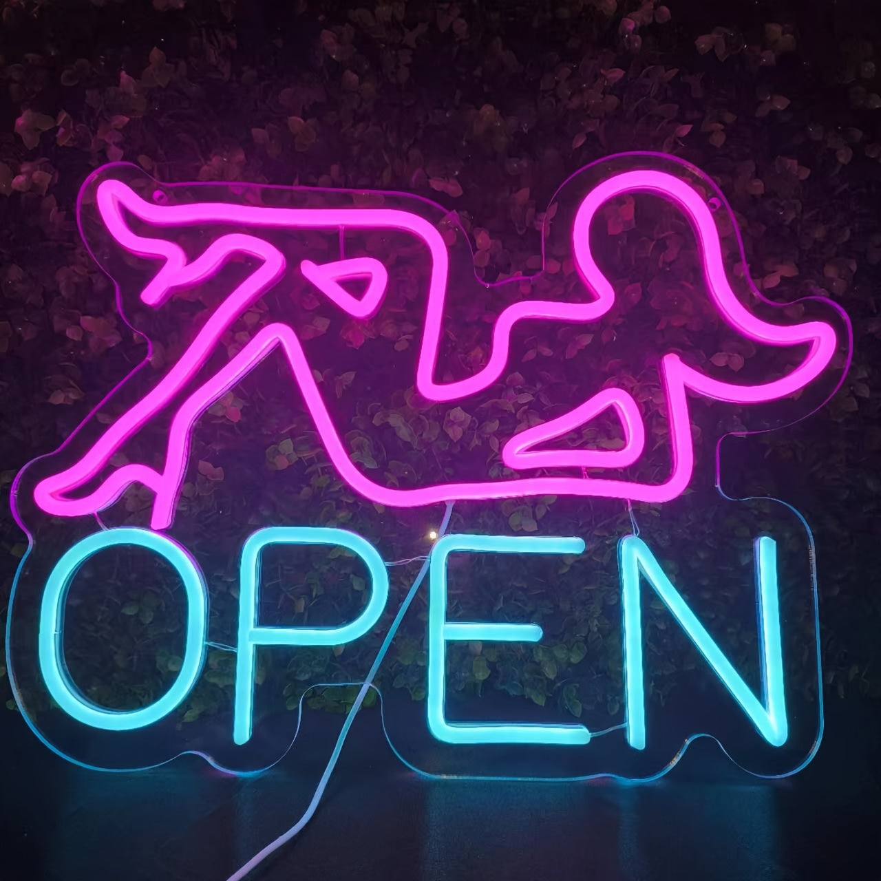 Open Lounge LED Neon — Iluminação Night Glow