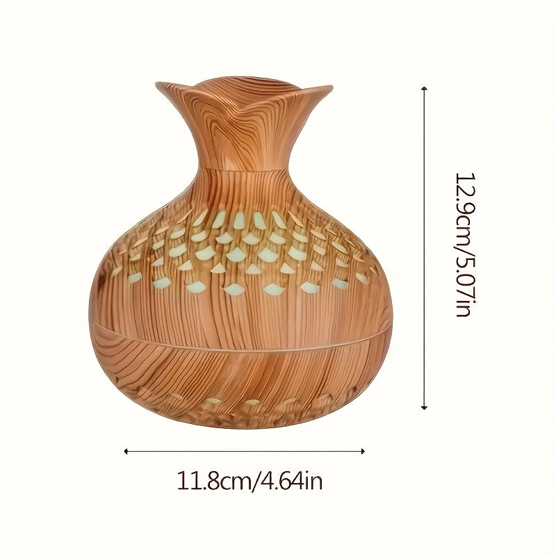 Diffuseur LED Zen en bois — Éclairage nocturne