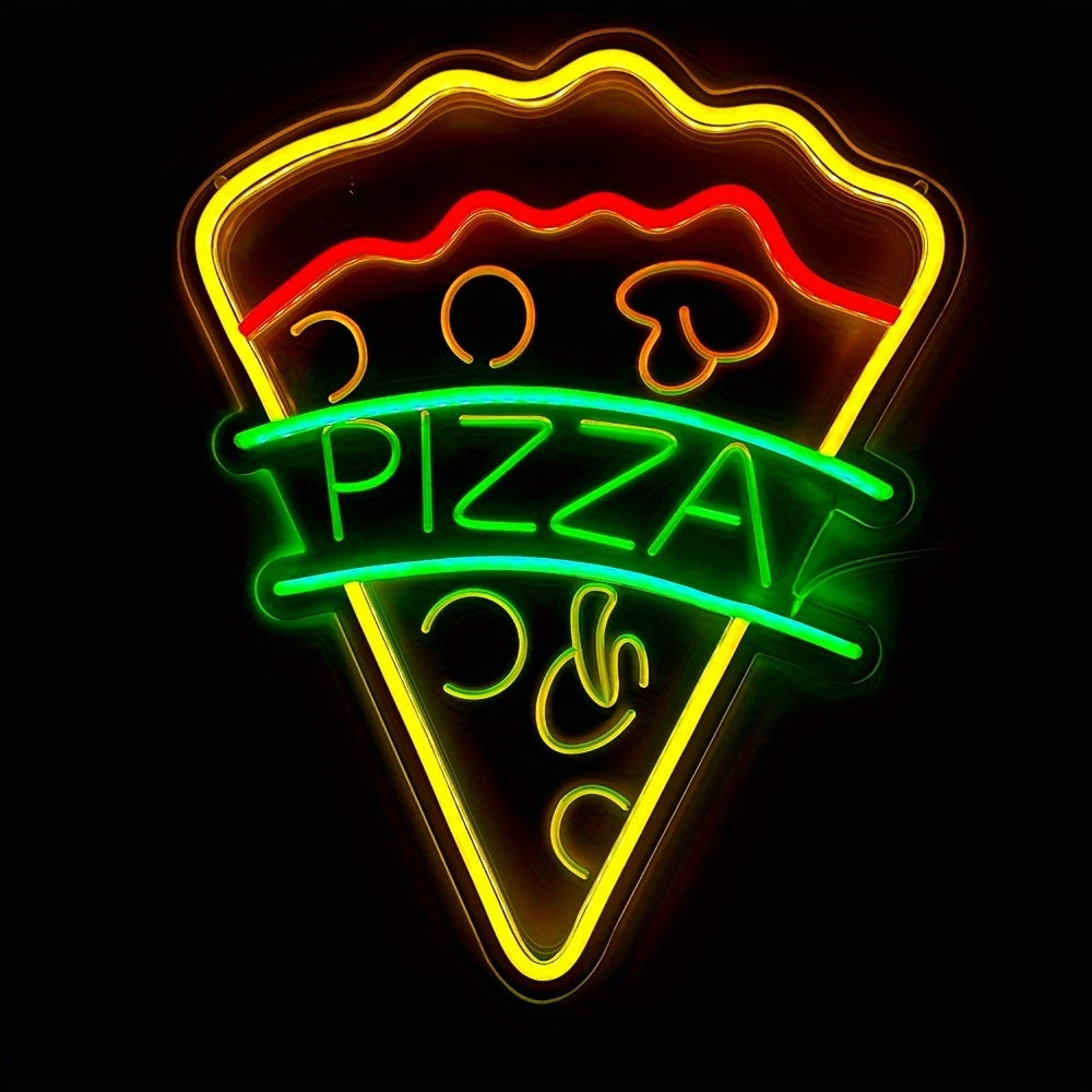Neon Decorativo “Pizza Slice” — LED Night Glow