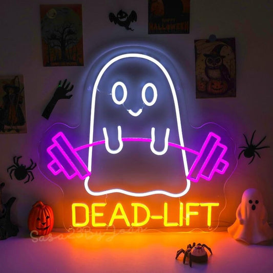 Dead-Lift Ghost LED Neon — Iluminação Night Glow