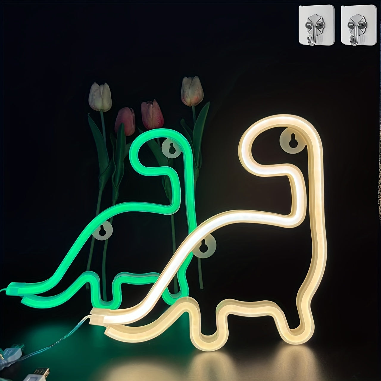 Dino LED Neon — Iluminação Night Glow