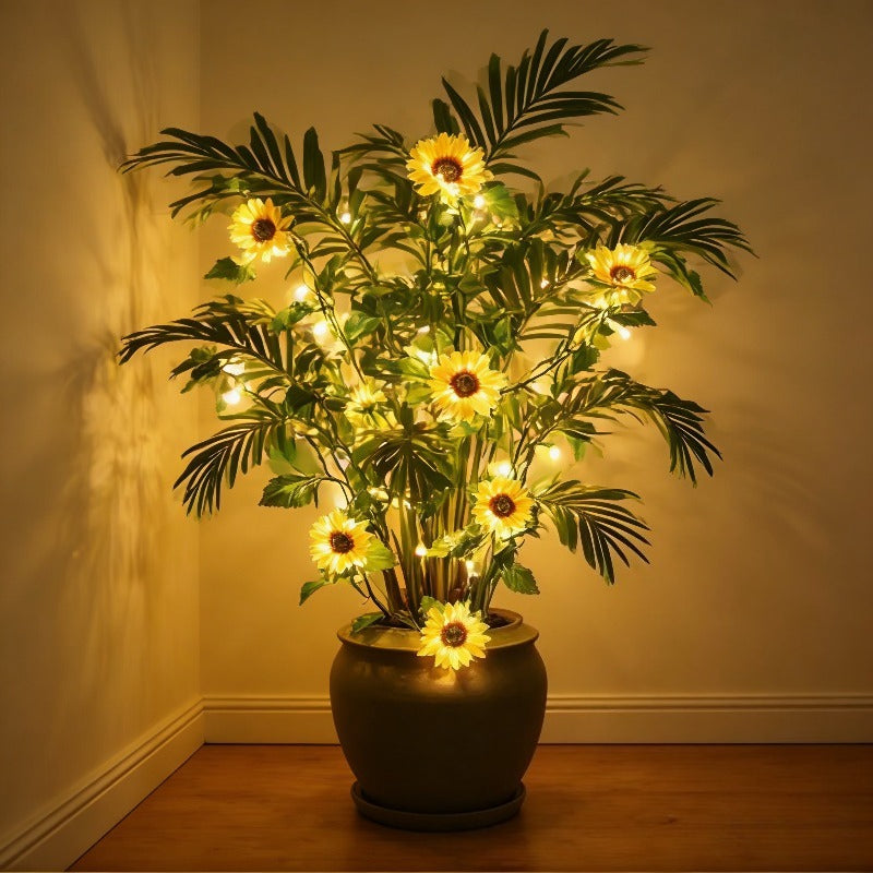 Sunflowers LED String Lights — Iluminação Night Glow