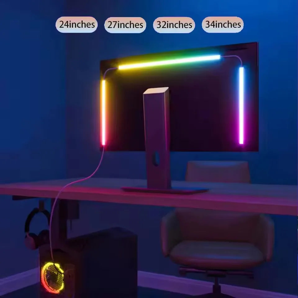 RGB Monitor Glow LED Strip — Iluminação Night Glow