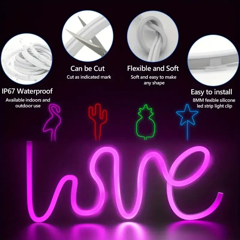 RGB Neon Strip Pro — Iluminação LED Night Glow