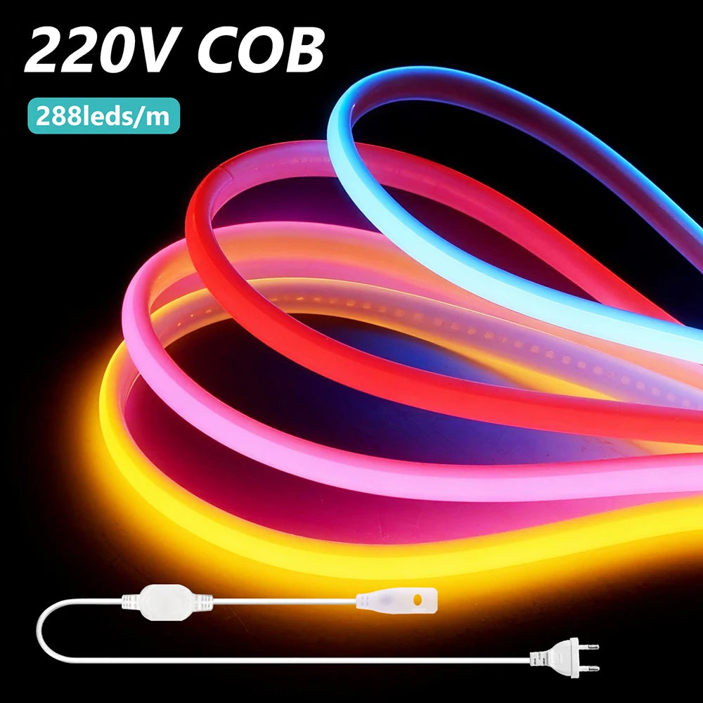 Fita LED COB Neon — Iluminação Night Glow