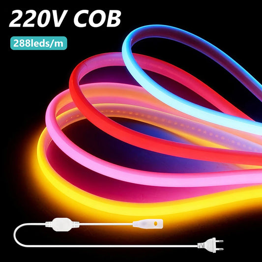 Fita LED COB Neon — Iluminação Night Glow