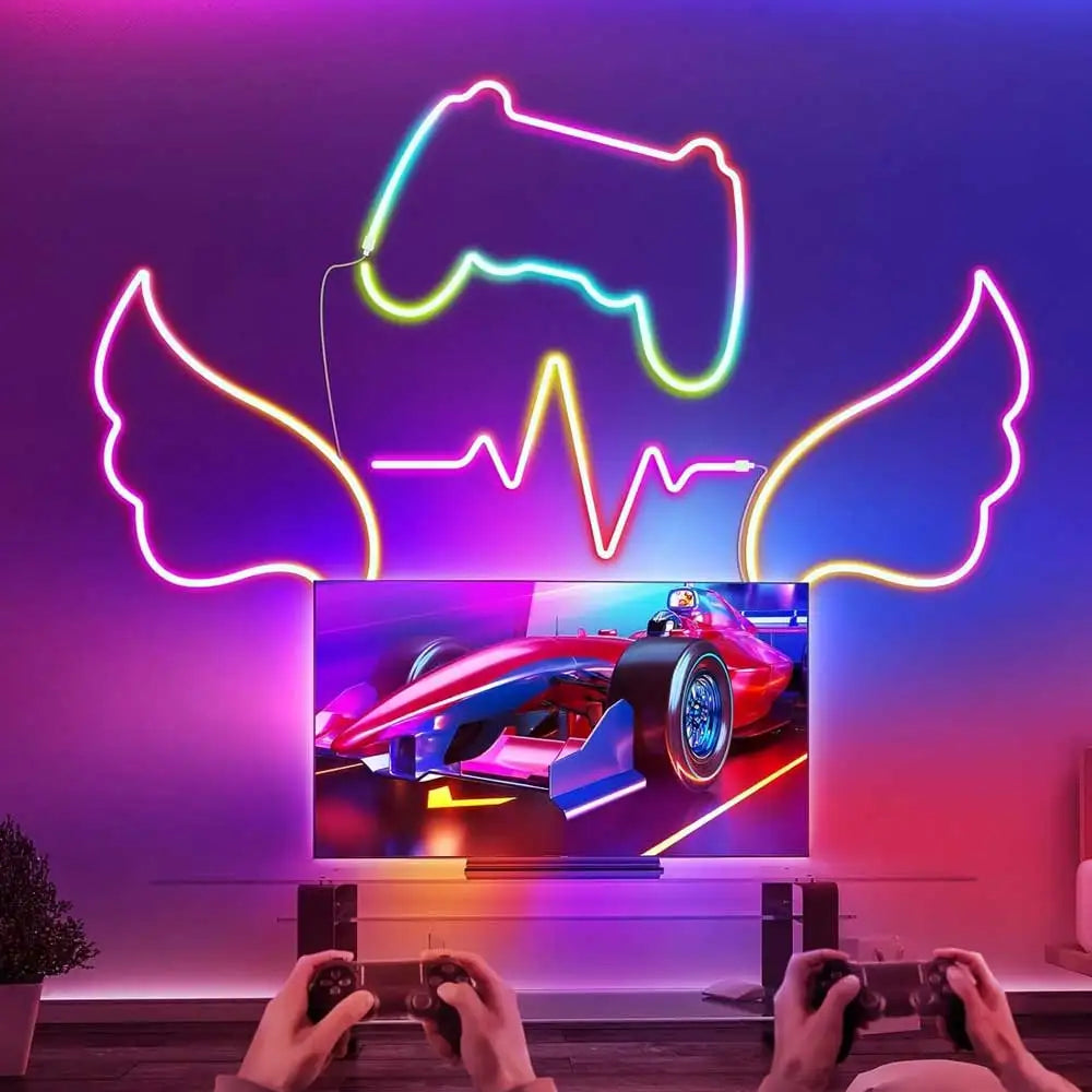 Neon Flex Inteligente com App, Música & Controlo por Voz