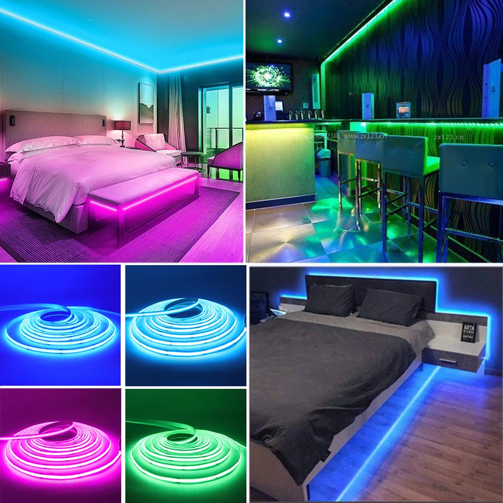 COB LED Strip Night Glow — Iluminação Linear Profissional