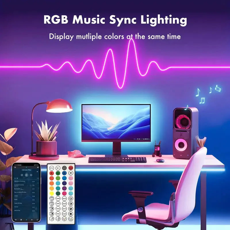 RGB Neon Strip Pro — Iluminação LED Night Glow