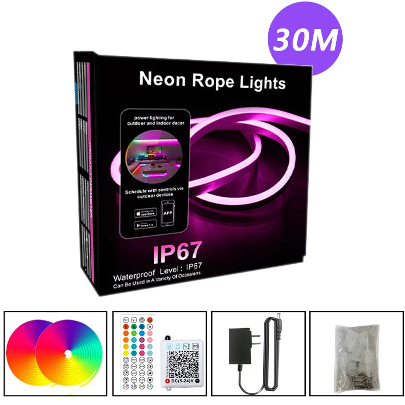 RGB Neon Strip Pro — Iluminação LED Night Glow