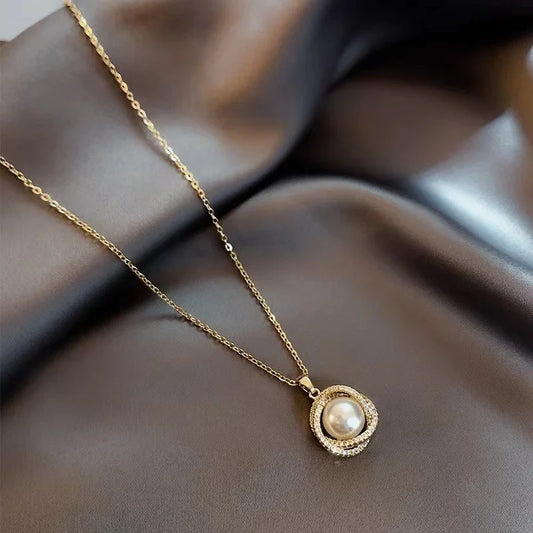 Kpop Pearl Bead Necklace|Earrings|Ring