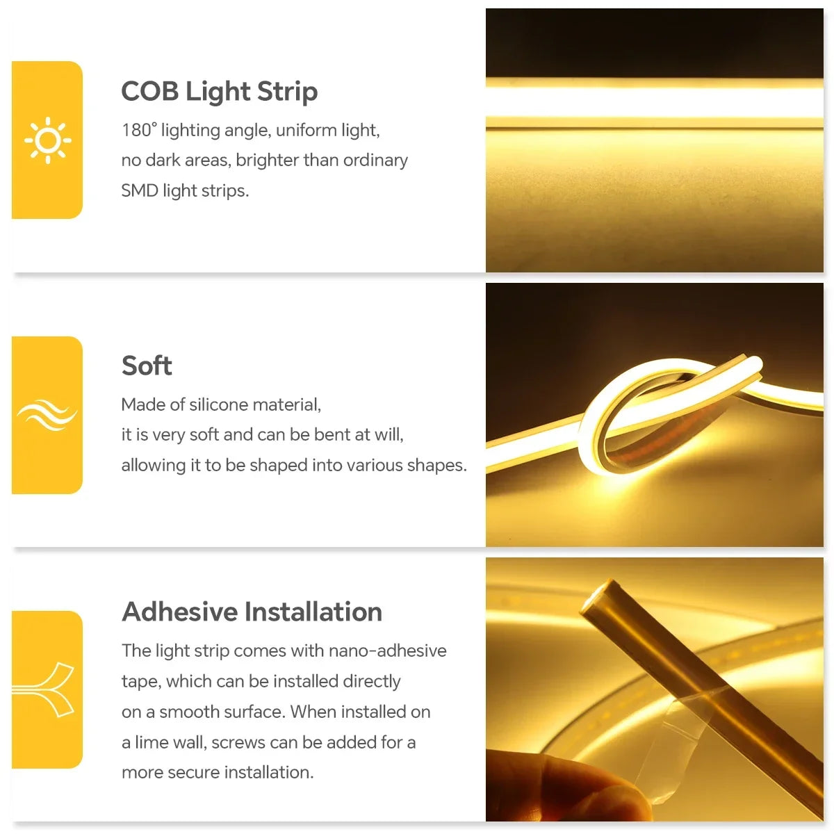 Neon Flex 220V COB — Fita LED Night Glow
