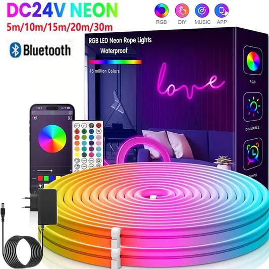 RGB Neon Strip Pro — Iluminação LED Night Glow