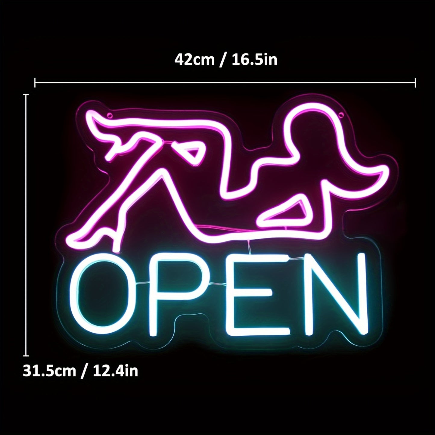 Open Lounge LED Neon — Iluminação Night Glow