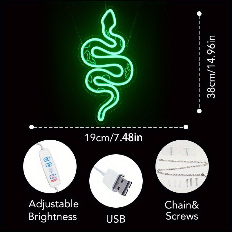 Neon Snake LED — Iluminação Night Glow