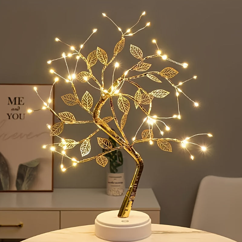 Guirlande lumineuse LED Golden Tree Light — Éclairage nocturne