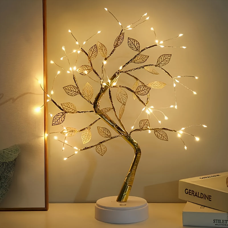Guirlande lumineuse LED Golden Tree Light — Éclairage nocturne