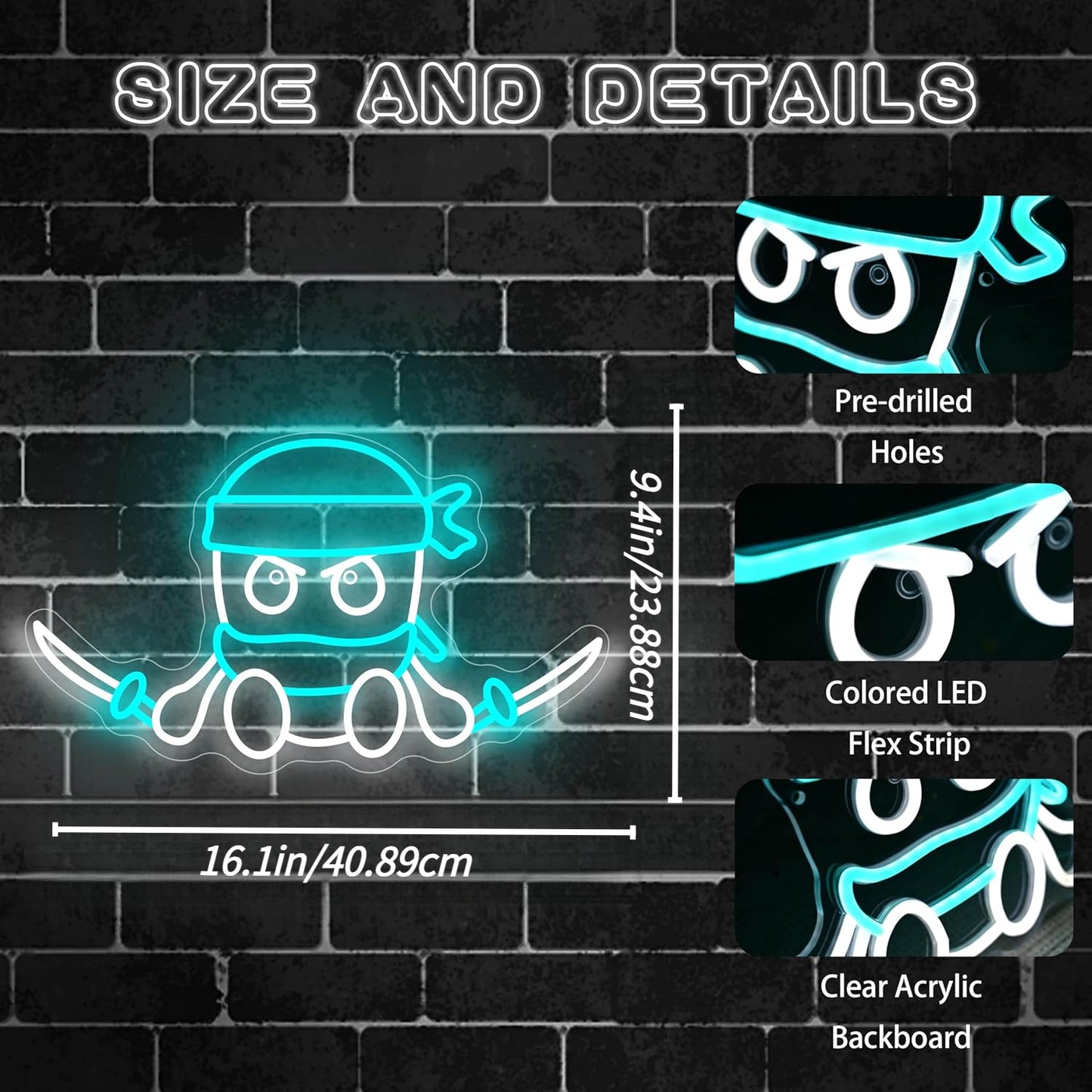 Ninja LED Neon — Iluminação Night Glow